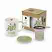 Mug Lid & Strainer Cardboard Tea Time
